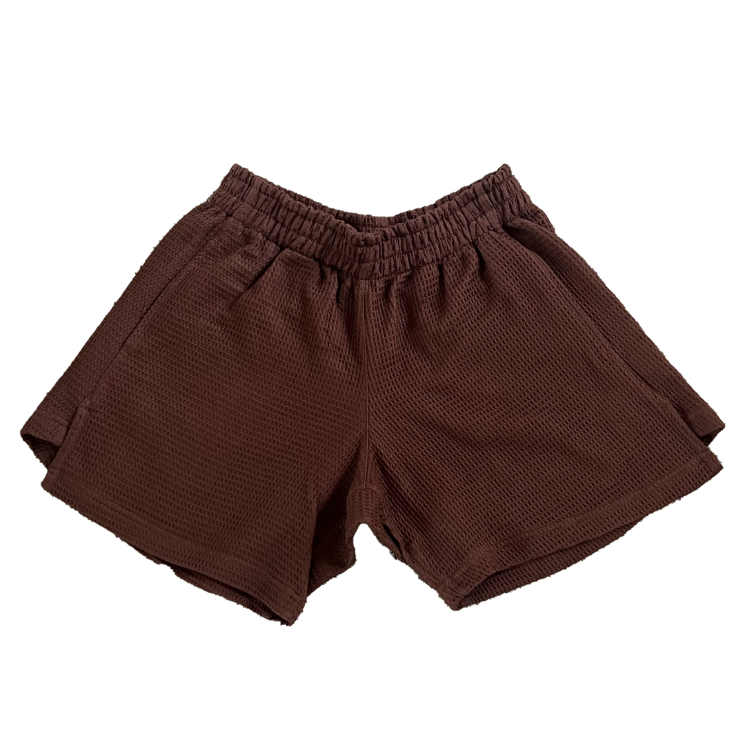 Lounge Shorts in Chocolate Brown