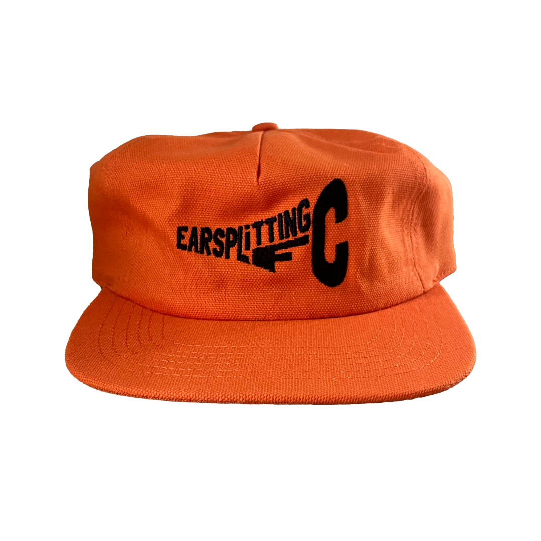 5 Panel Logo Cap in Burnt Orange